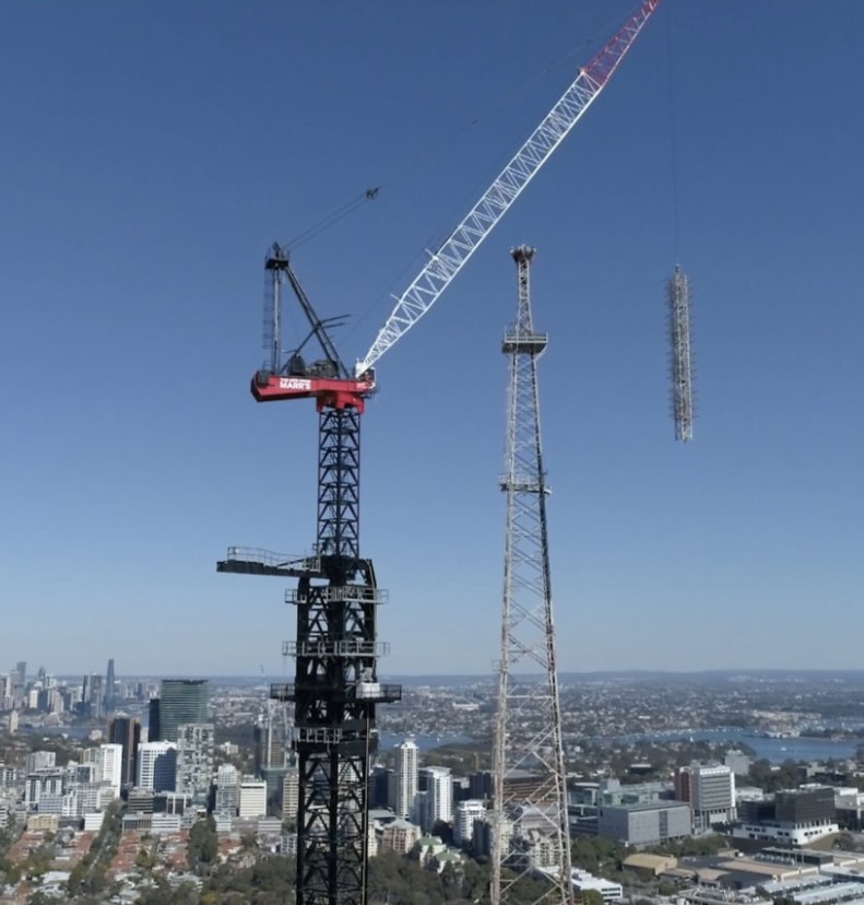 Tower crane design drawing
